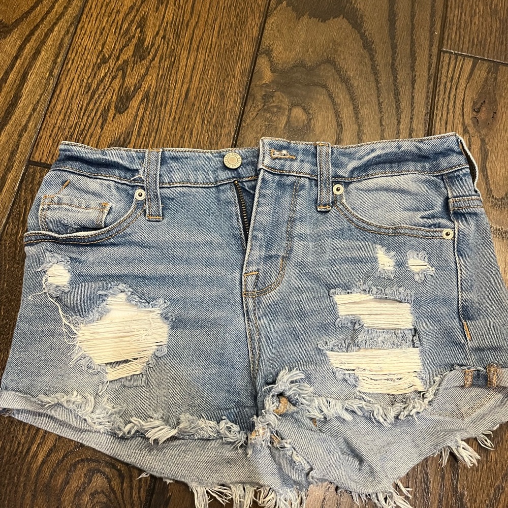 Target Blue Jean Shorts (size 0)